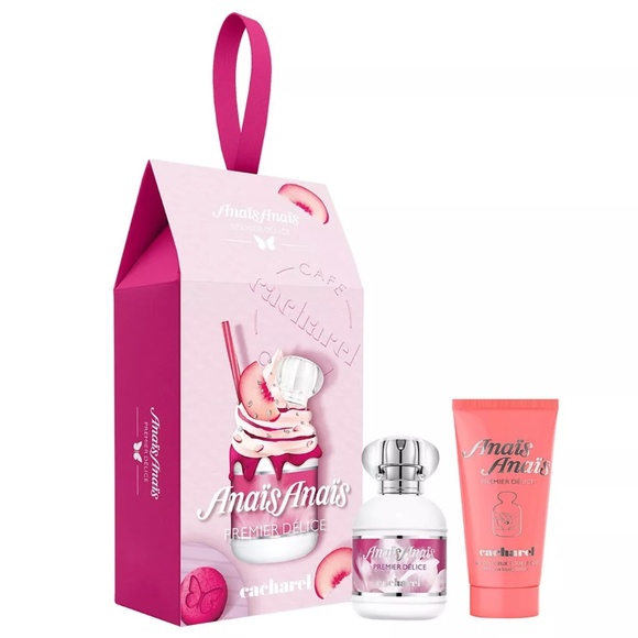 NIB CACHAREL Anaïs Anaïs Premier Délice 2pc Gift Set EDT Spray + Body Lotion - Picture 1 of 4